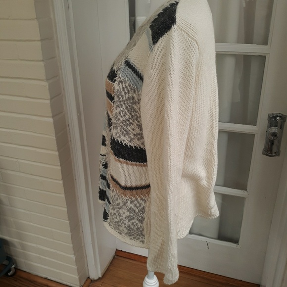 Liz Clairborne Sport Vintage Patchwork Sweater - Picture 3 of 5